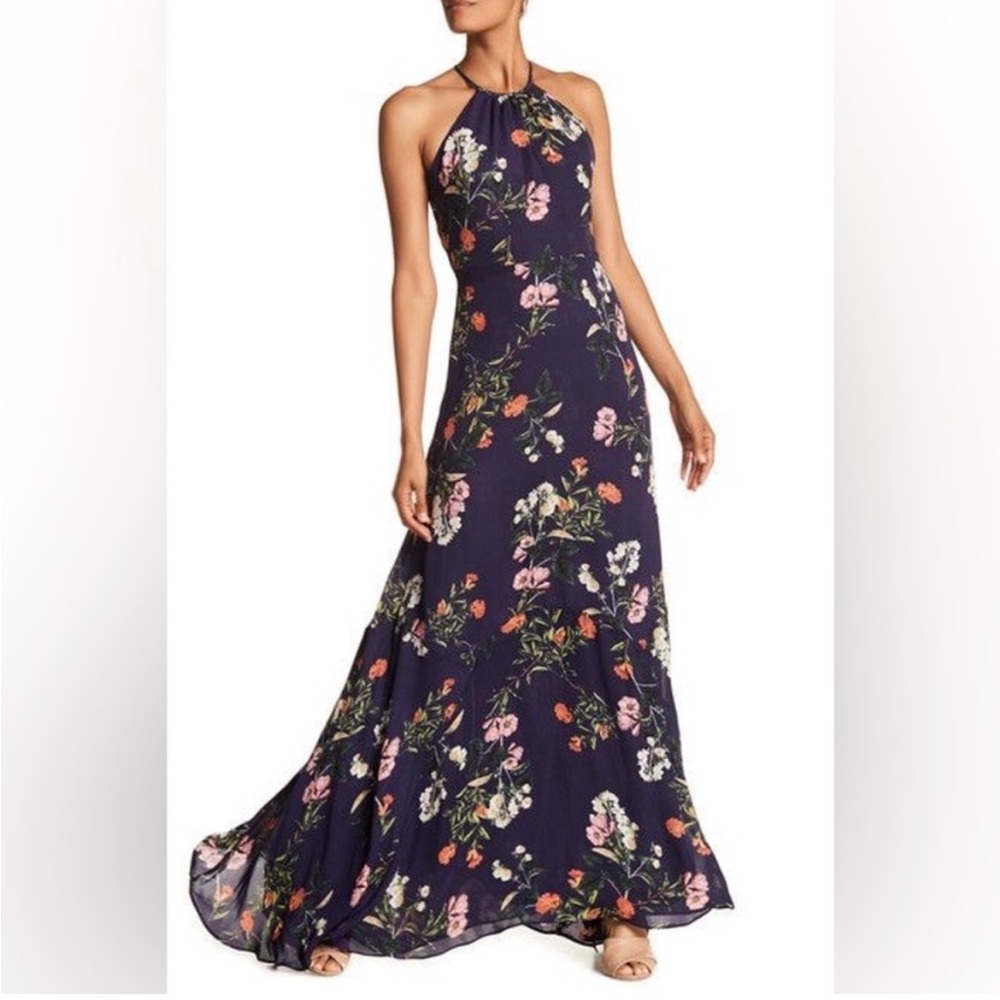 Parker NY. Floral Maxi Dress